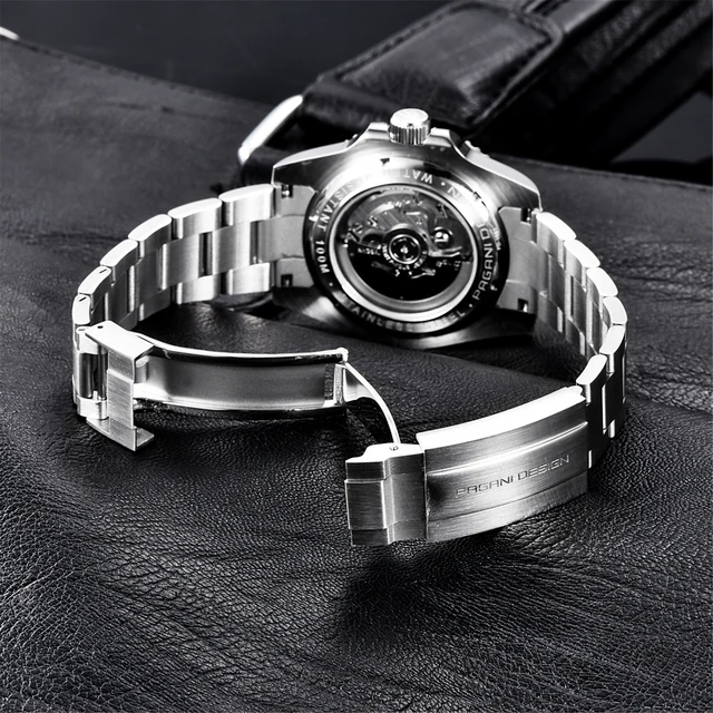 2021 PAGANI Design New 40mm Men Luxury Automatic Mechanical Wrist Watch Men Stainless Steel Waterproof Watch Relogio Masculino 3