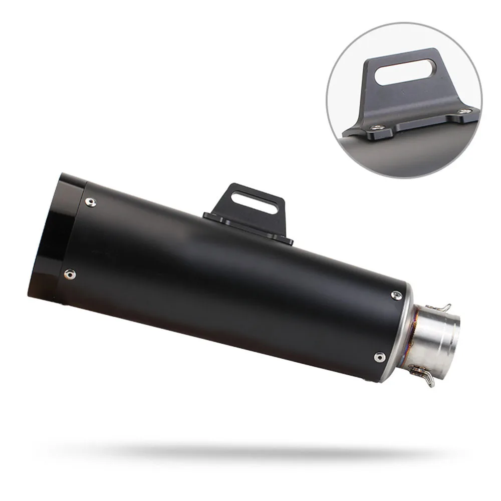 

51mm Universal Motorcycle Exhaust Muffler Pipe for BJ300 BJ600 FZ800 TMAX500 TMAX530 ZX6R R6 Exhaust Silencer Damper Escape Moto