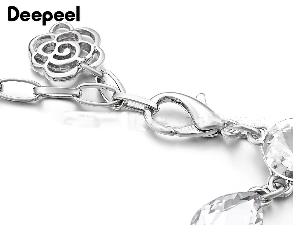 Deepeel 100 см-135 см танец живота Пояс-цепочка на талию сплав Стразы широкие пояса платье танцевальный костюм широкие пояса YK650