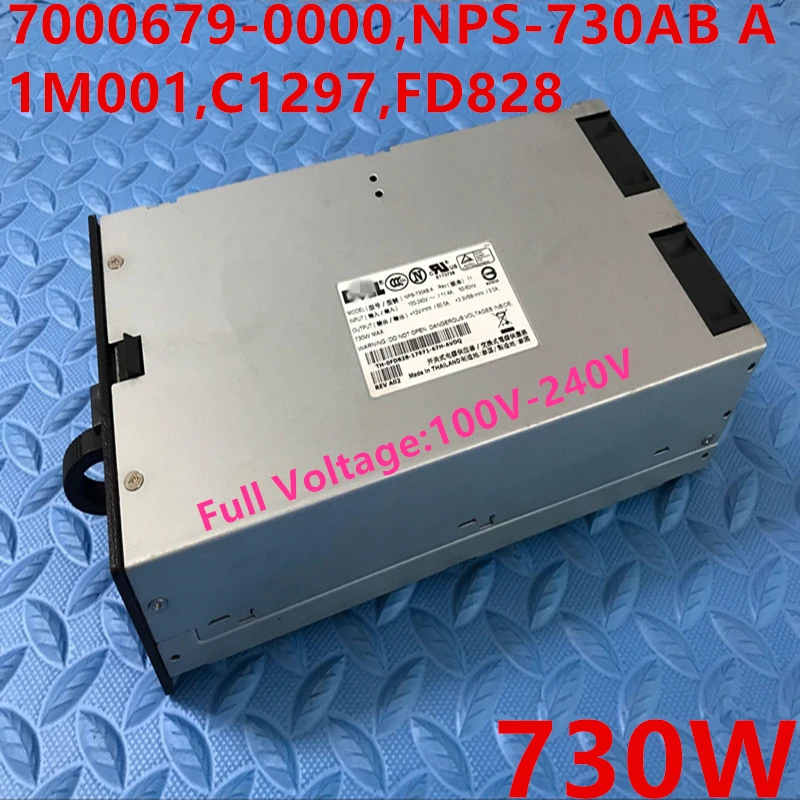 Новый блок питания для Dell power Edge2600 730 Вт блок питания 7000679-0000 NPS-730AB 1M001 C1297 FD828