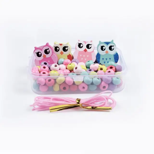 Children Creative Necklace Bracelet Girl Jewelry Making Toys Educational Toy Children Gift DIY Handmade Beaded Toy Accessory Set 5