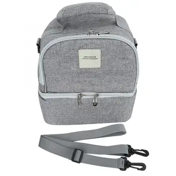 

Baby Mummy Bags Insular Gray Multi-function High Capacity Pregnant Woman Baby Nursing Bag Outdoor Mummy Backpack Maternity