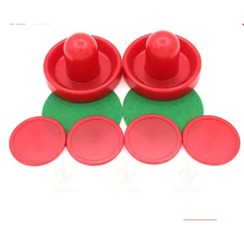 

Puck Ball Felt Pusher Ice Hockey Set Air Ball Durable Table Plastic Accessries Hit Ball for Family Games Table hockey Equipment