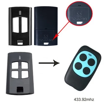 

Garage door remote for TOGO 2WV 4WV T2WK,T4WK,LOT1W,LOT2W,LOT4W duplicator rolling code and fixed code remote 433.92mhz