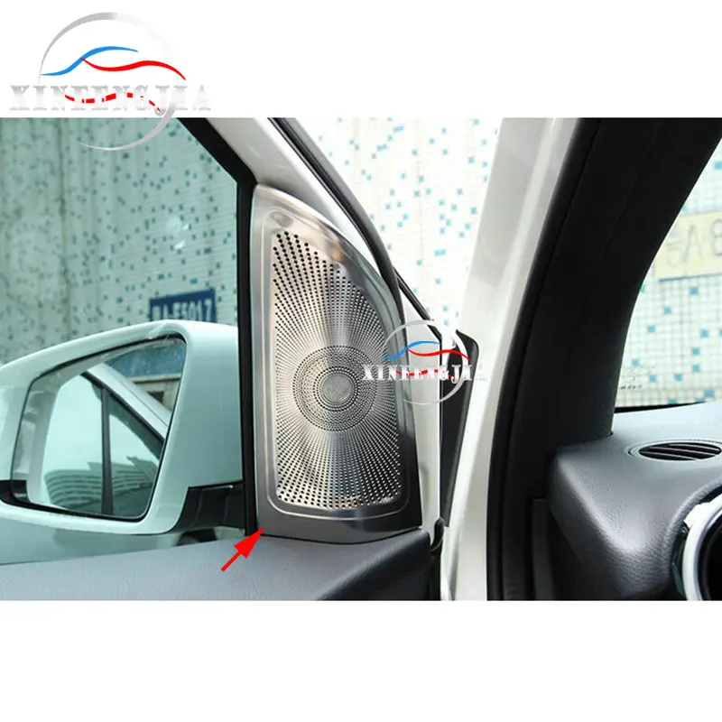 Для Mercedes-Benz B Class W246 12-16 2x Передняя дверь акустическая панель декоративные накладки