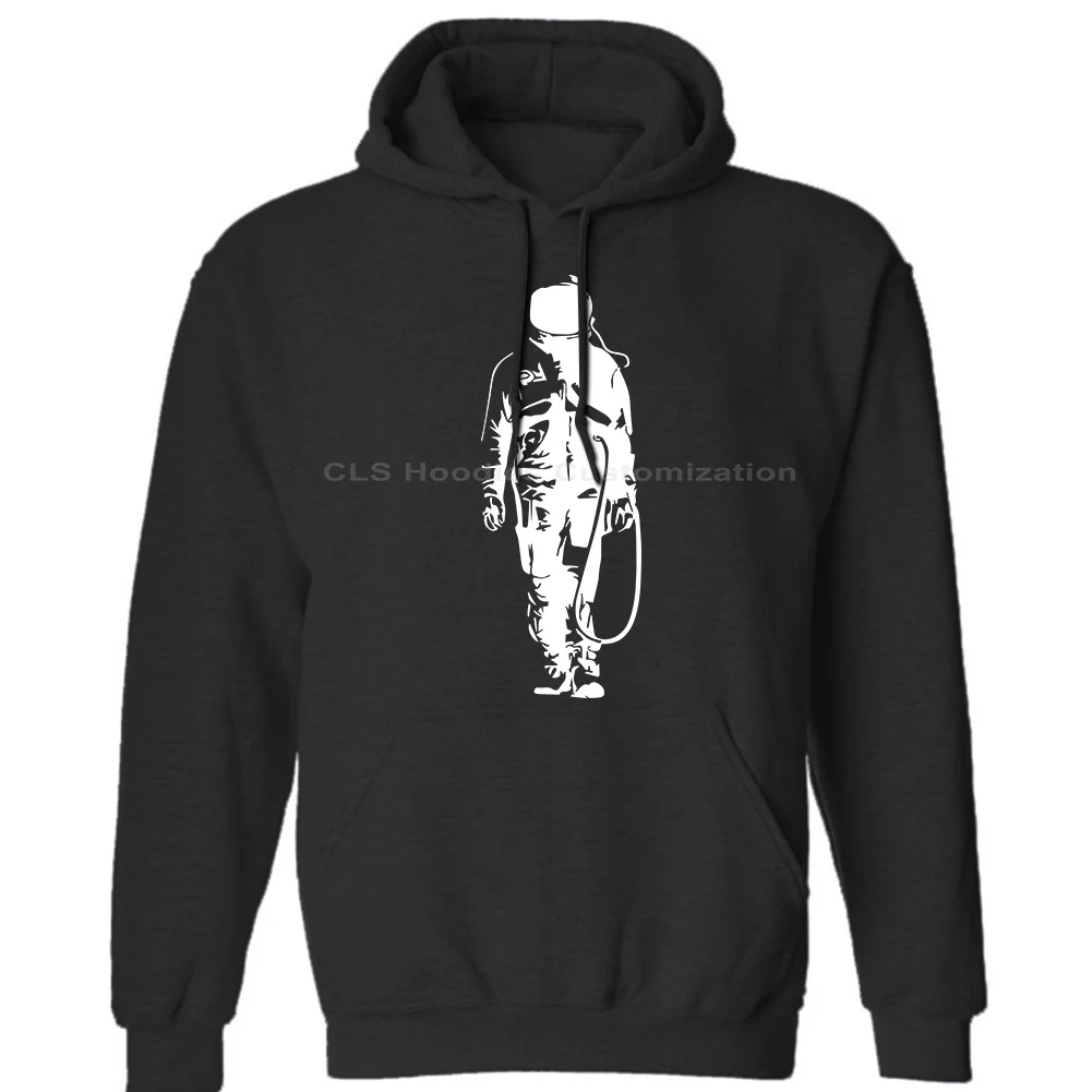 Banksy street art Astronaut space suit stencil hipster Mens Neutral (Womens) Winter Hoodies Sweatshirts Free Shipping | Мужская одежда