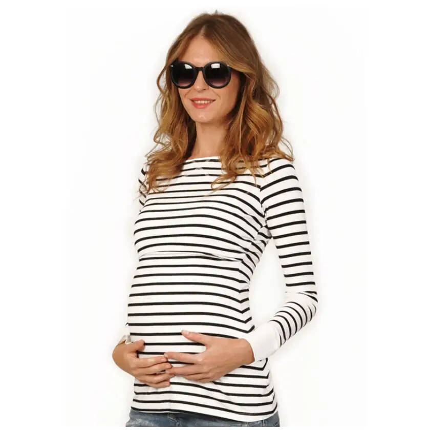 Cross-Border for European And American-Style Foreign Trade Hot Selling  Multi-functional Pregnant WOMEN'S T-shirt