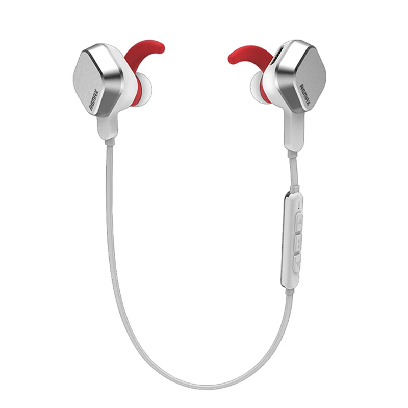 Оригинальные беспроводные наушники remax S2 Bluetooth 4,2, магнитные спортивные наушники, умные наушники с шумоподавлением, с микрофоном для телефона - Цвет: White
