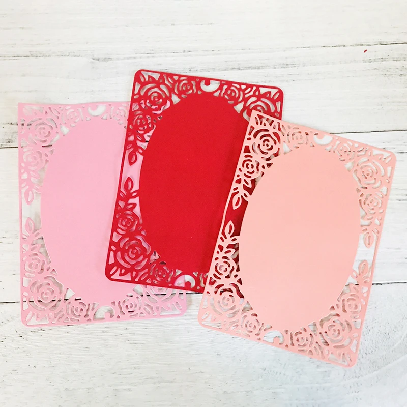  Flower Border Dies Wedding Invitations frame Metal Cutting Dies New 2019 for Scrapbooking Party Gre - 4.00008E+12