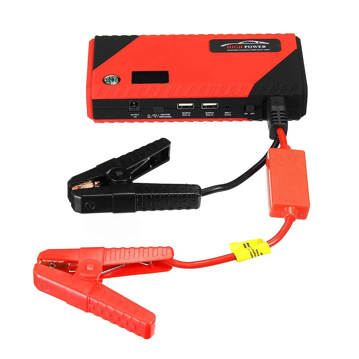 Автомобильный стартер power Bank аварийное светодиодное освещение 12 В 600A 4 USB портативный автомобильный аккумулятор бустер зарядное устройство бензиновый дизельный автомобильный стартер