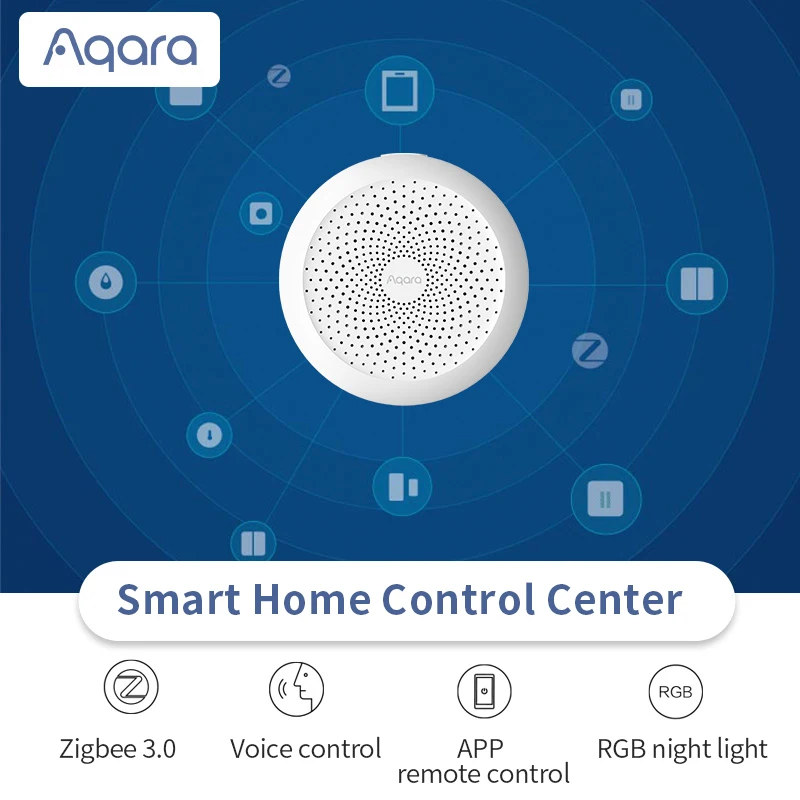 Aqara Hub M1S E1 Gateway Wireless Smart Gateway 3 ZigBee Connect Alarm System Monitor Remote Control Center Mi Home Homekit smart gateway