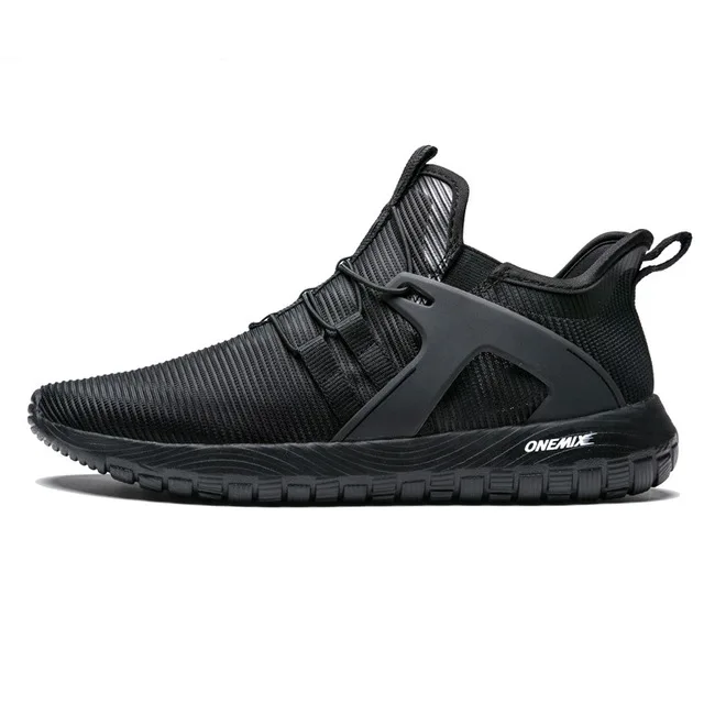 ONEMIX/мужская повседневная обувь; женские кроссовки легкие кроссовки без шнуровки; кроссовки для бега; спортивная обувь для фитнеса; - Цвет: all black