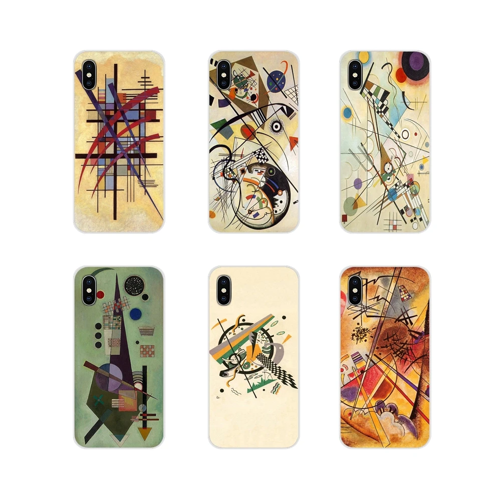 Аксессуары Wassily Kandinsky чехол для телефона Apple iPhone X XR XS 11Pro MAX 4S 5C SE 6S 7 8 Plus ipod touch 5 6 |