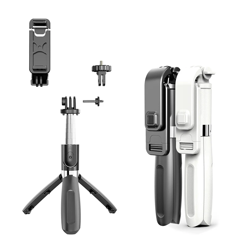 

For Photo New Portable Bluetooth Wireless Selfie Stick Tripod Foldable Monopods Universal for Phones Gopro Sports Cameras