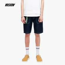 VIISHOW уличной джинсовой Для мужчин шорты бренд Повседневное прямые шорты Для мужчин бермуды летний Западный Стиль шорты ND1920192