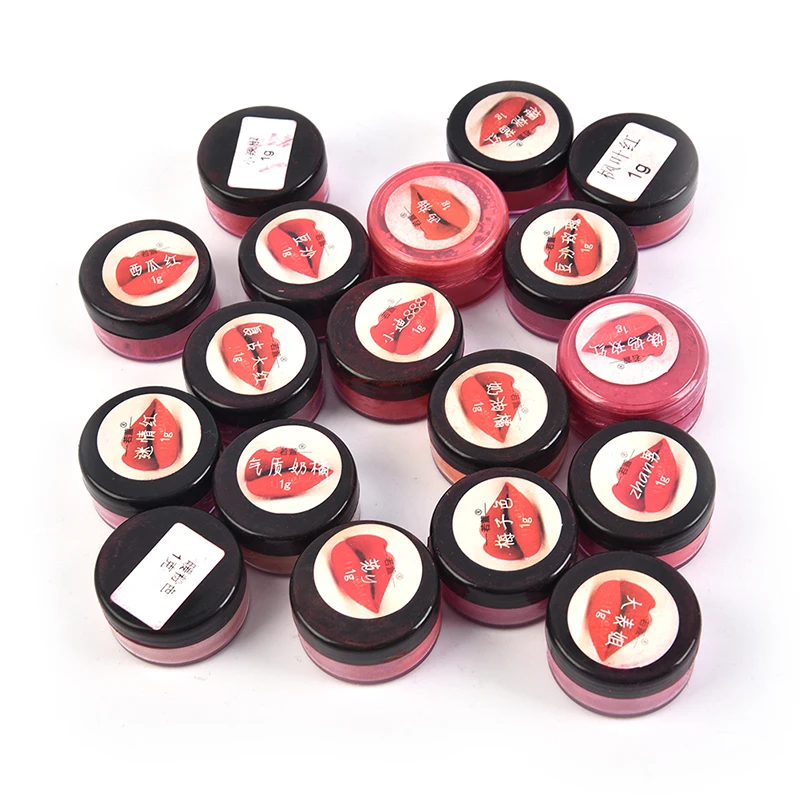 

Colorful DIY Lip Gloss Powder Material 1g Lipstick Pigment Powder For DIY Lipgloss Powder Pigment Make Up Tools Makeup Comestics