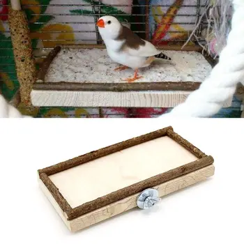 

Hamster Toys Seesaw Rat Swing Harness Parrot Wooden Ladder Springboard