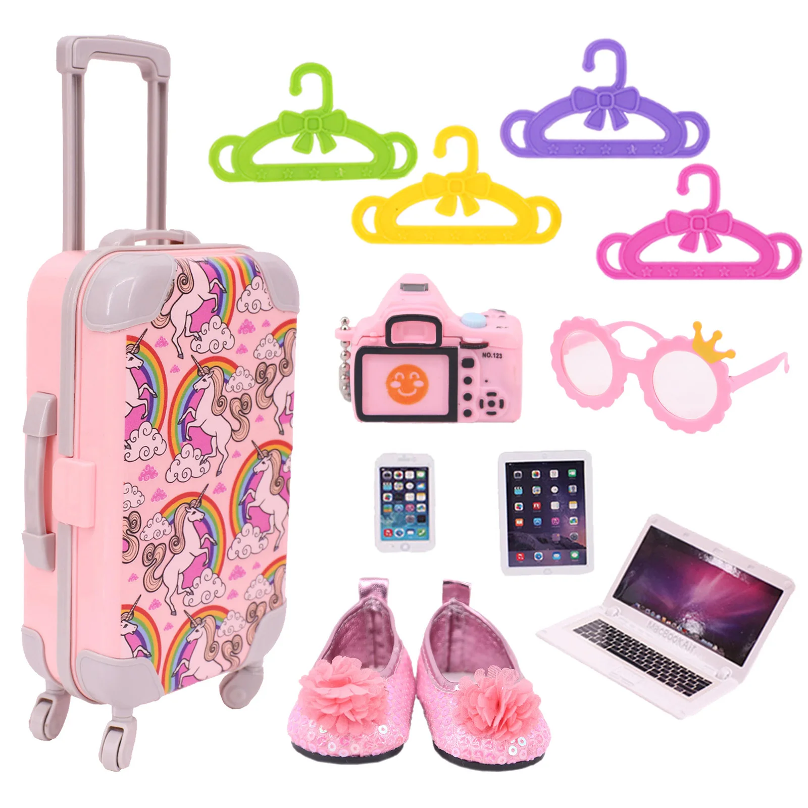 Doll Suitcase Fits 18Inch American&43CM Reborn Born Baby Doll