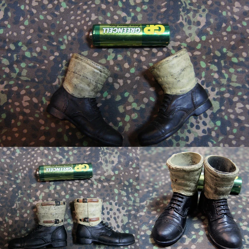 1/6 Scale WWII US Army Military Leggings Boots Model Ranger Soldier Shoes Hollow For 12Inch Male Body Action Figure Toys Doll