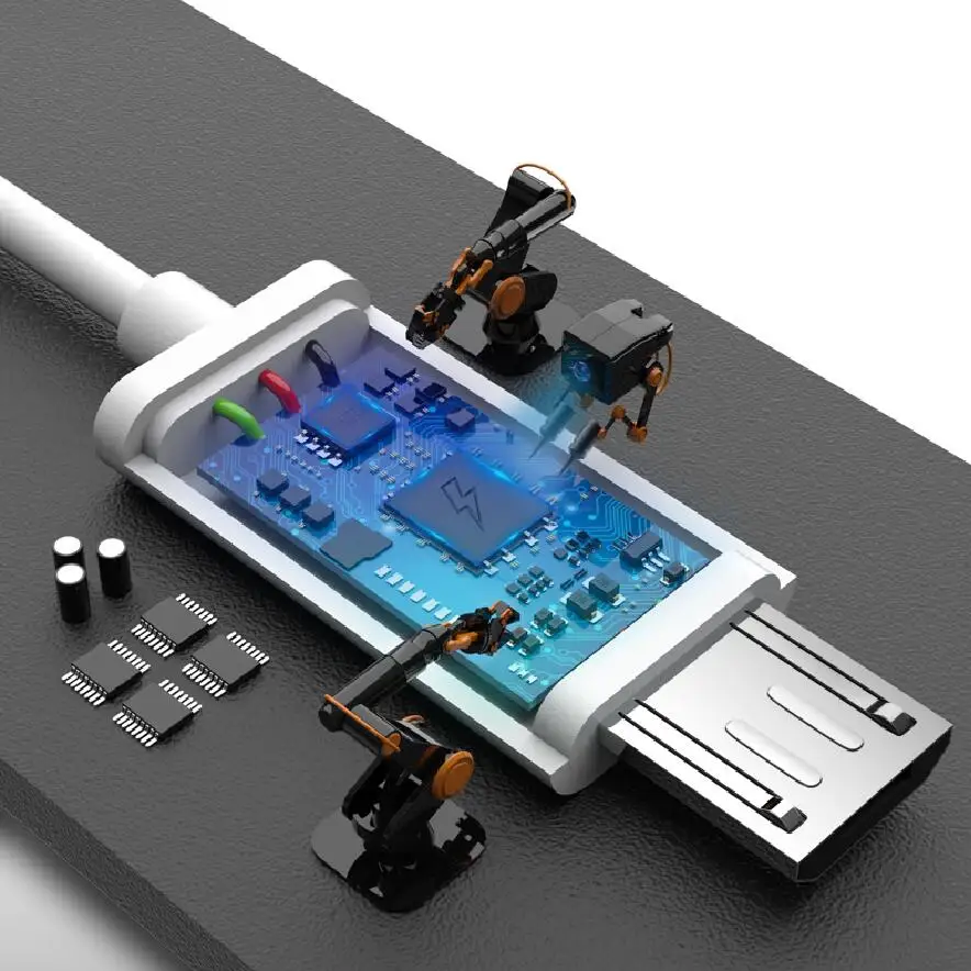 Кабель Micro USB для синхронизации данных usb-кабель для зарядного устройства samsung HTC, Huawei, Xiaomi Android кабели для зарядки телефона 2.4A