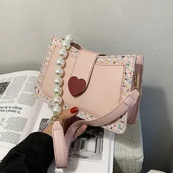 

Contrast color Square Armpit bag 2020 Fashion New High quality PU Leather Women's Designer Handbag Travel Shoulder Messenger Bag