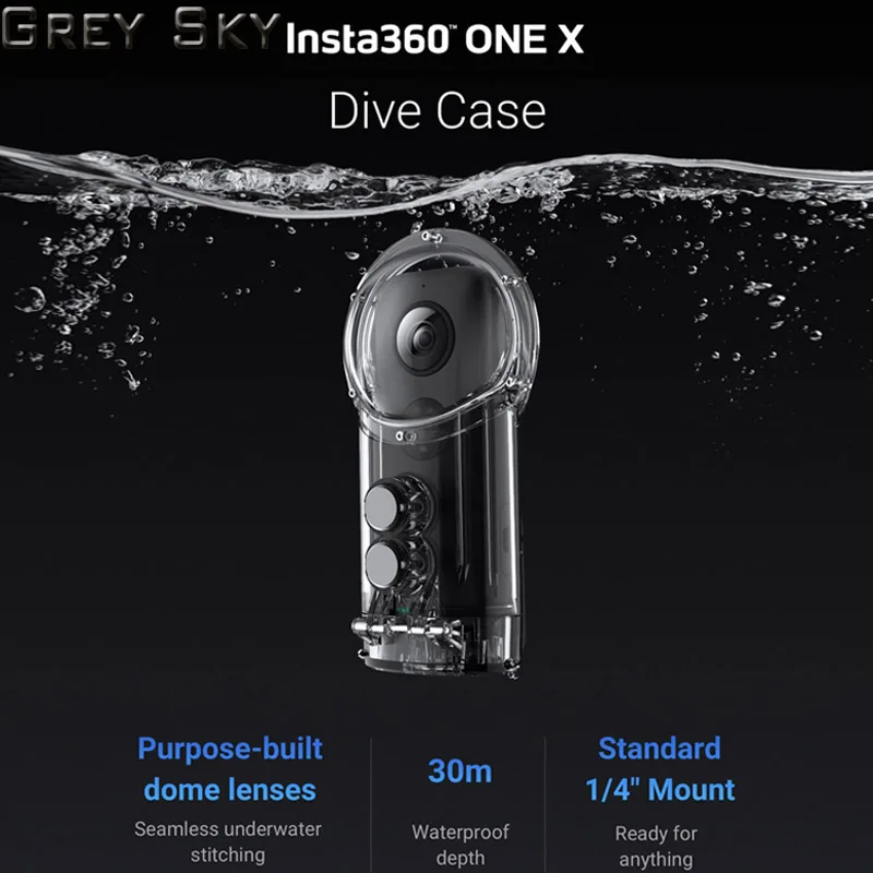 Insta360 ONE X чехол для дайвинга 30 м водонепроницаемый защитный чехол для дайвинга и чехол для дайвинга для Insta360 ONE X аксессуары