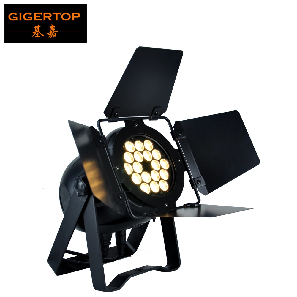 Gigertop 18x3W 3200K теплый белый Мини Размеры сценический светодиодный Par Светильник со