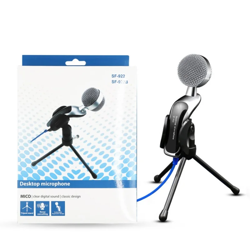 USB микрофон Plug& Play домашняя студия USB конденсаторный микрофон для Skype записи для YouTube голосовой поиск пара
