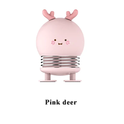 pink deer Светодиодный ночник USB животный мультяшный светильник для детей подарок для малышей с портативным освещение для сна прикроватная тумбочка для спальни на открытом воздухе кемпинг - Цвет: pink deer