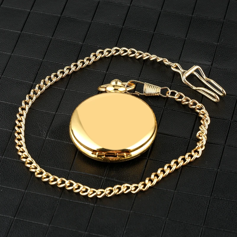 Королевский Черный шарообразный кварцевые карманные часы с римскими цифрами Циферблат Аналоговый брелок Подвеска, золотая цепочка часы для мужчин и женщин