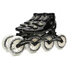 JEERKOOL скорость роликовые коньки из углеродного волокна профессиональные 4 колеса конькобежный спорт ZICO коньки для детей взрослых мужчин Patins SH49