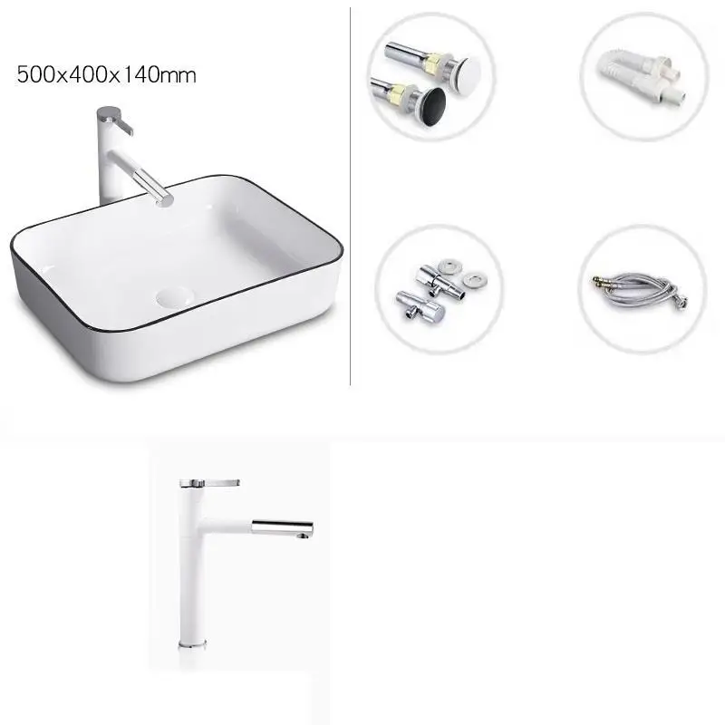 Version X Banyo Da Appoggio Bassin Black De Waschbecken Wasbak Sobre Encimera Cuba Para Pia Banheiro ванная раковина Lavabo умывальник - Цвет: Version X