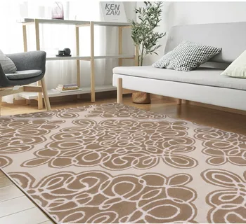 

European retro vintage luxury pattern peacock feather bedroom floor 3d floor painting wallpaper