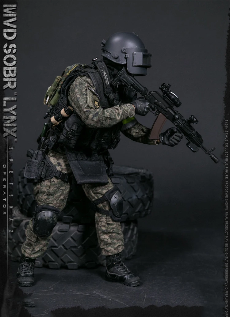 Коллекционная 1/6 шкала полный набор Мужская игровая фигурка военного 78058 русский спецназ MVD SOBR LYNX для фанатов коллекция подарки
