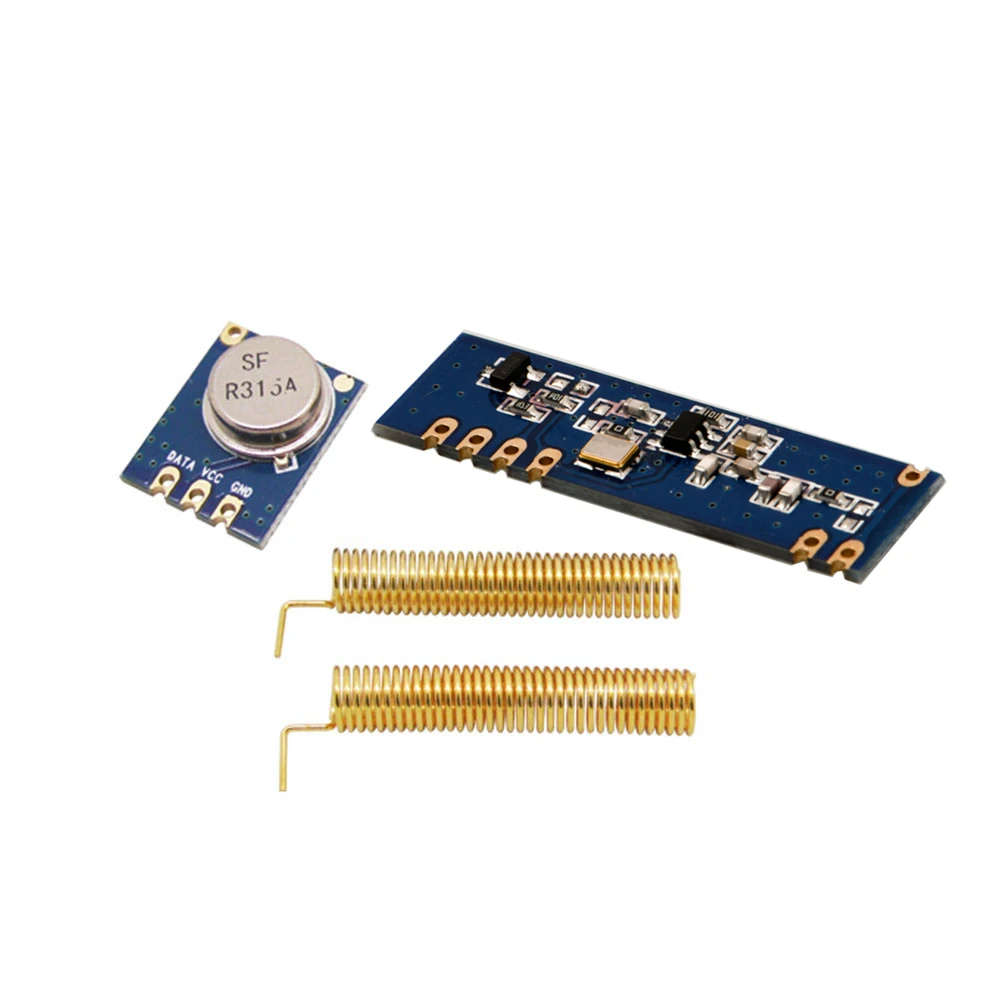 10sets/lot 315MHz | 433MHz ASK Wireless Module kit (RF transmitter STX882+receiver SRX882S+copper spring antennas) Мобильные