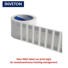 Alien 9662 метка для чипа бирка 860-960 МГц 3 м uhf rfid метки клейкие пассивные карты дальнего действия rfid этикетки наклейки для управления активами