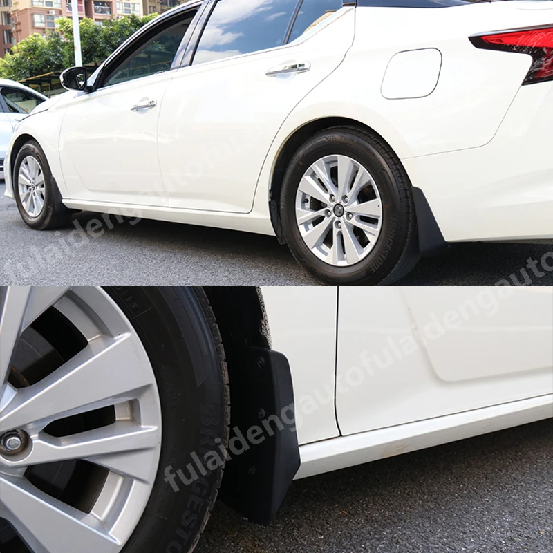 4 шт. для Nissan Teana Altima- черный брызговик Набор брызговиков Брызговики крыло комплект