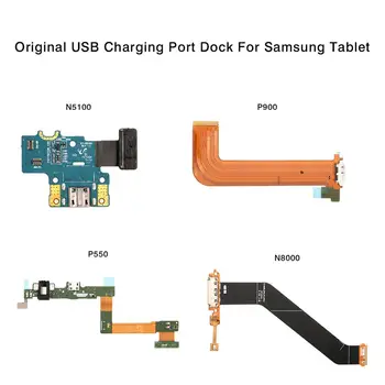 

For Samsung Galaxy Note 10.1 N8000/Tab A 8.0 P550/8.0 GT-N5100/10.1 P600/Tab Note Pro 12.2 " P900 Charging Port Flex Cable Dock