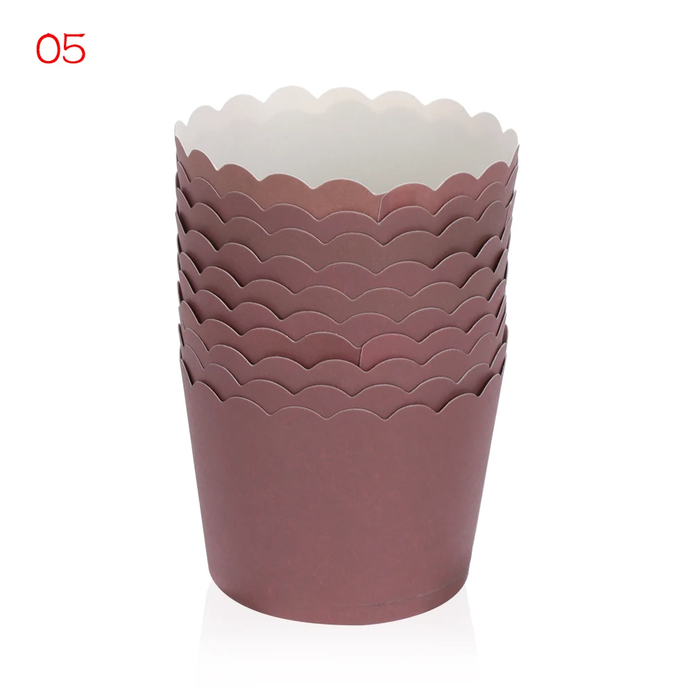 50PCS Multi Colored Cake Paper Cups Wrappers Liner Muffin Cases Baking Cup Wedding Party Supplies Home Kitchen Pastry Tools - Цвет: 5