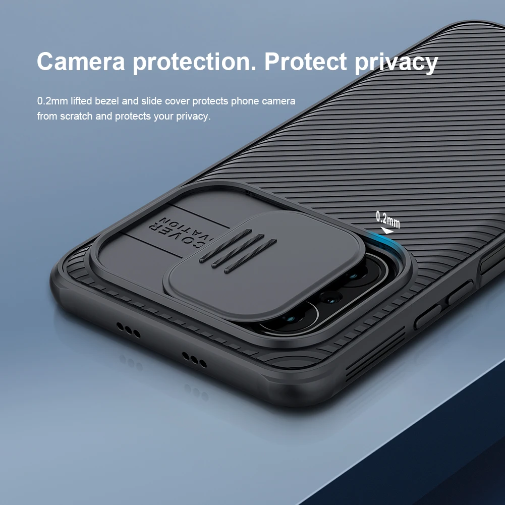for Xiaomi Mi 11i 5G Case Nillkin CamShield Slide Camera Case Hard PC Slim Frosted Shield Textured Cover for Xiaomi Mi11i Case 4