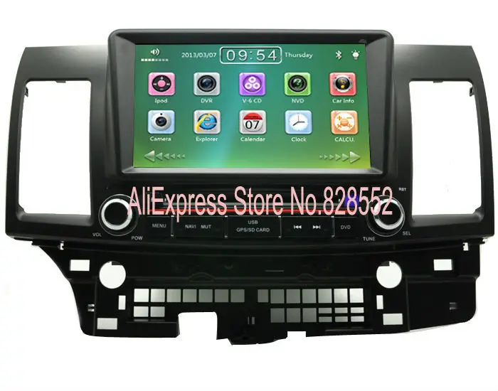 Заводская цена! С DVD приводом автомобильный Dvd плеер Gps радио для Mitsubishi Lancer аудио с