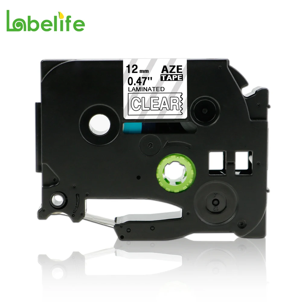 

Labelife 1pcs TZe-135 TZ135 TZe135 White on Clear Printer Cartridges Compatible for Brother Laminated Tape for Label Printer