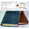 100% Handmade Genuine Leather Traveler's Notebook Travel Diary Journal Vintage Cowhide Gift Planner Free Lettering Embosse 5