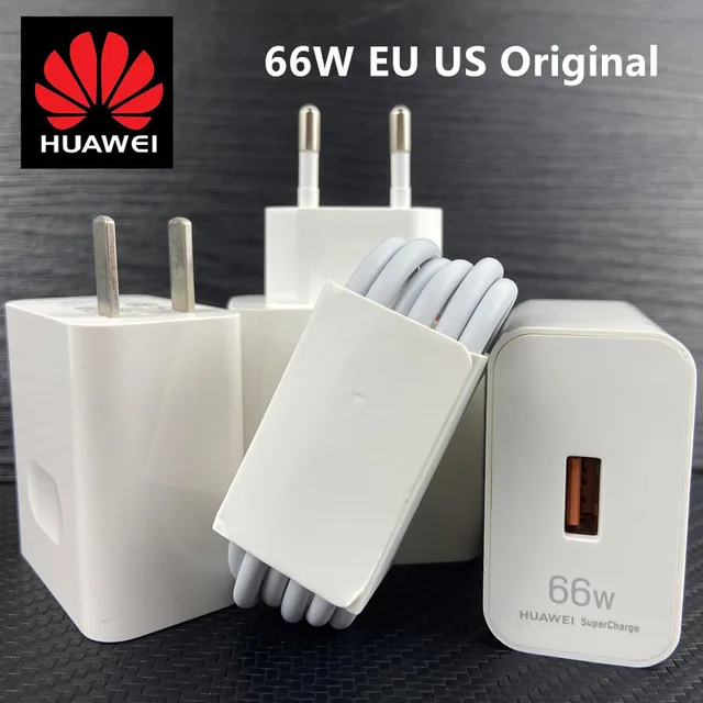 Huawei Mate 40 Pro SuperCharge Original Fast Charger 66W EU Quick Charge 6A Type C Cable Travel Adapter For Honor Nova 8 se 1