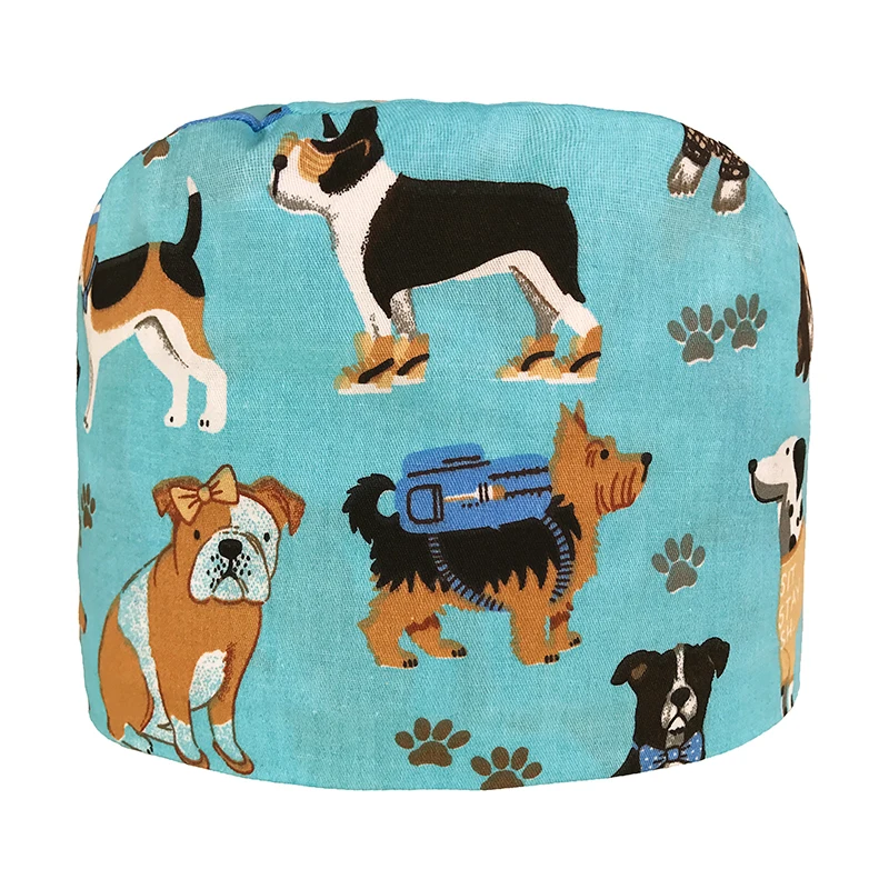 VIAOLI men women medical scrubs pharmacy Work Cap surgery nurse Hat Oral cavity Dental Clinic Pet Veterinary Surgical Cap119