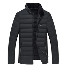 Лидер продаж, Новая зимняя мужская куртка, высокое качество, толстая, теплая, ветрозащитная, большой меховой воротник, хлопковая одежда, Doudoune Homme