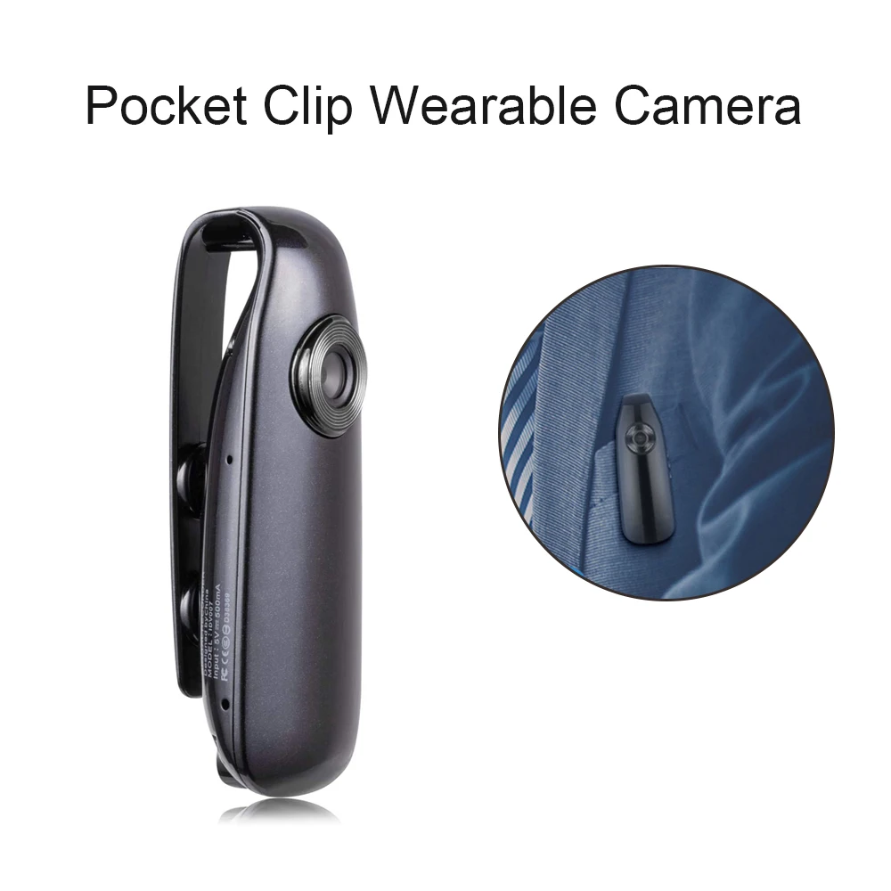 Full Hd 1080p Mini Camera Portable Pocket Clip Wearable Cam Video Recorder Small Sport Dv Dvr