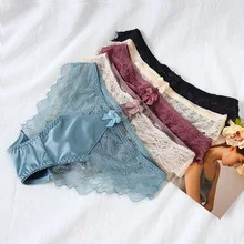 

Lace Color Butyl All Soft Sexy Ladies Underwear Briefs Comfortable Breathable Half A Pack Buttock Women Women Cotton Panties