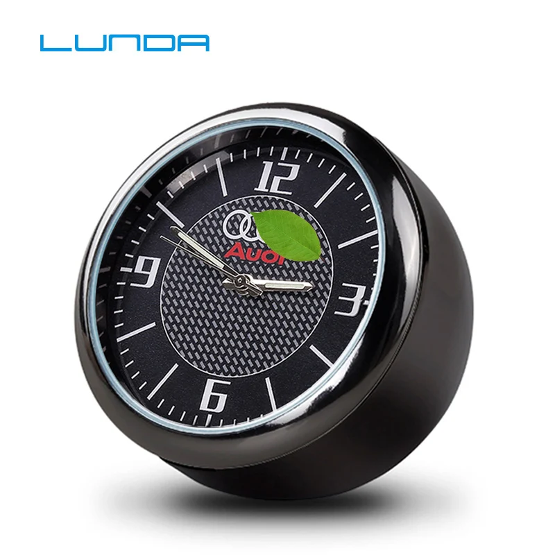 

Car Quartz Clock Socket Clock Car Interior Fragrance Electronics For all model Audi A6L A4L Q5 A3 A7 A8 Q7 RS Clock Decoration