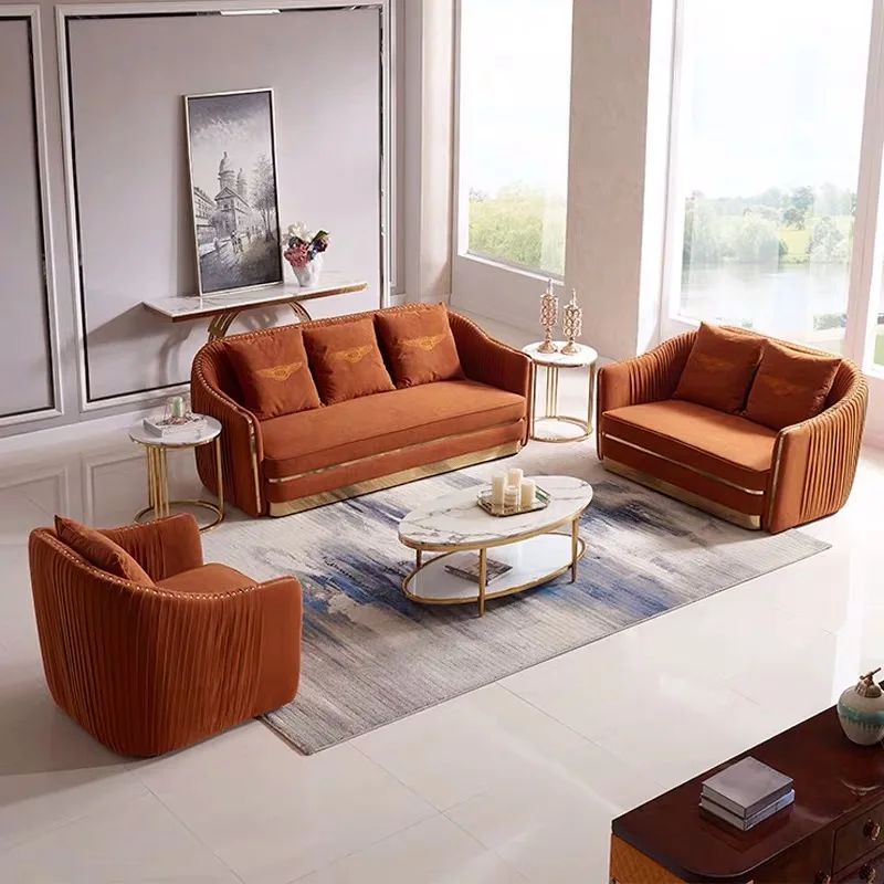 Modern Cloth Sofa Set Designs